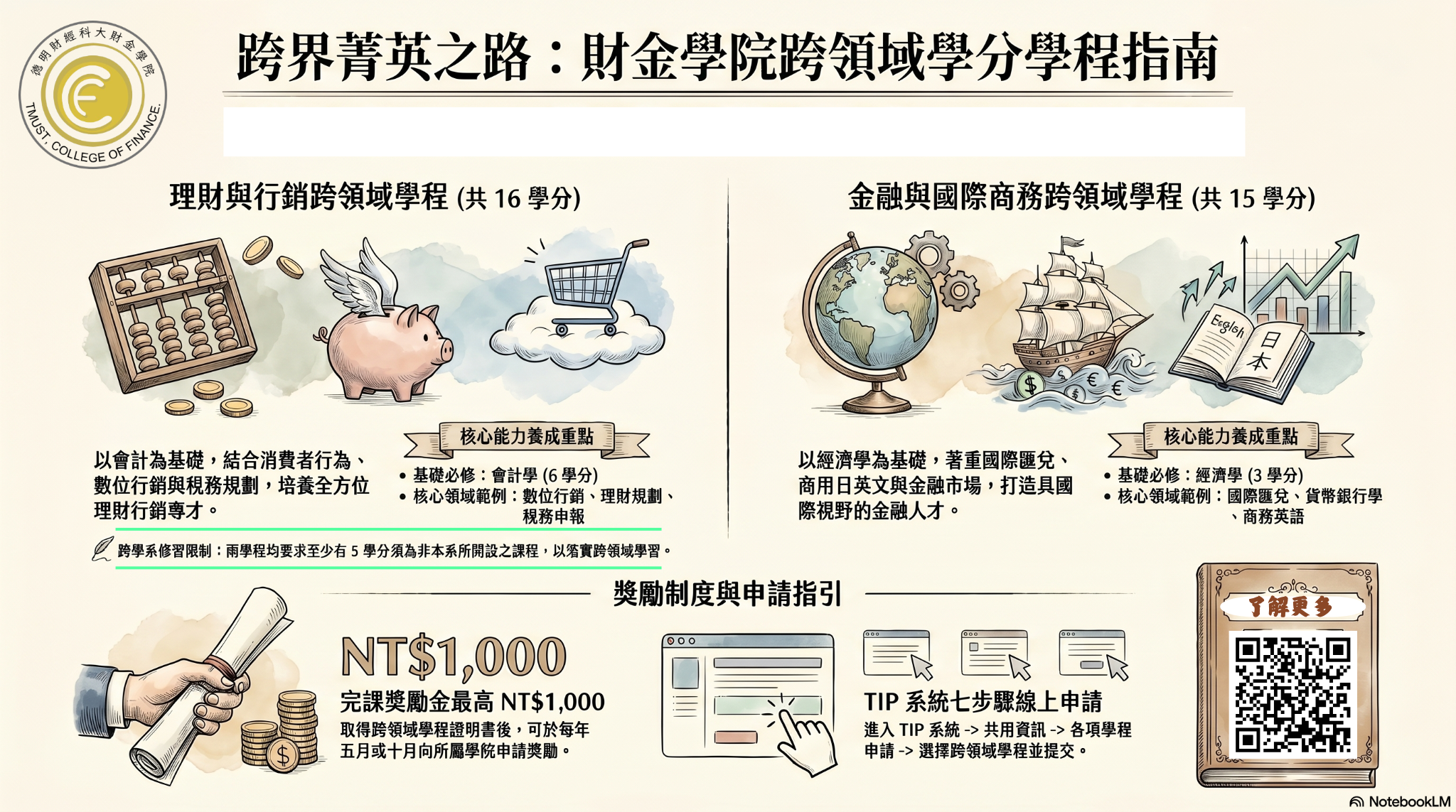 理財與行銷學分學程&金融與國際商務跨領域學分學程